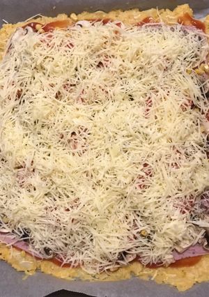 Karfiol pizza recept fotója