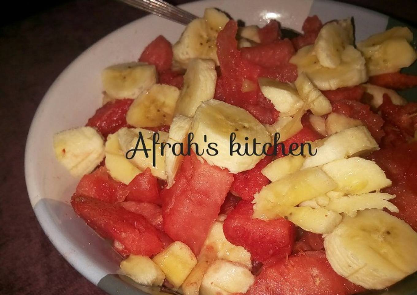 Watermelon and banana