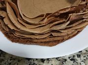 Una foto de filloas de agua