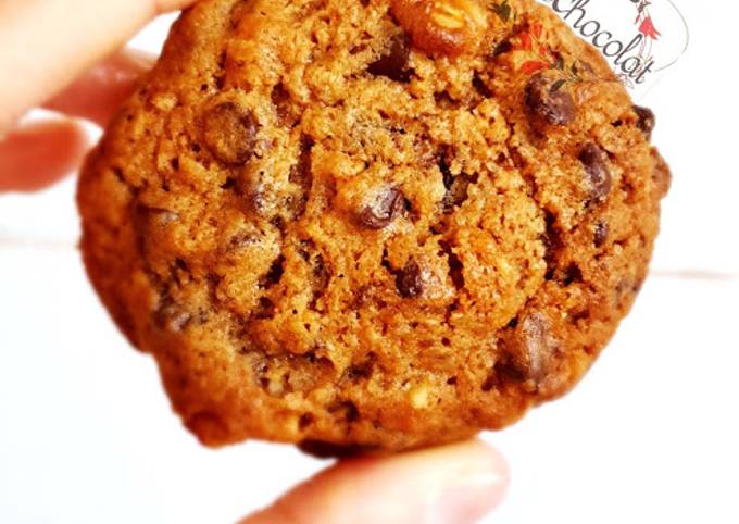 Cookies noix chocolat inspirés de hervé cuisine