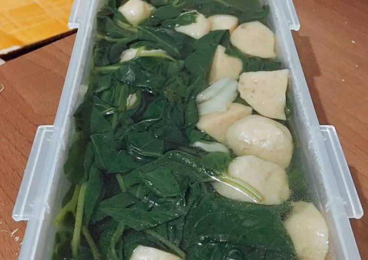 Sayur Bayam Bening Sederhana