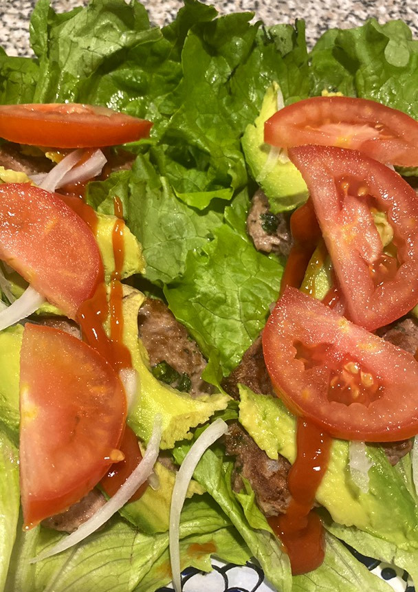 Una foto de Hamburguesa Low Carb