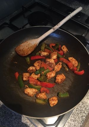 A picture of Quick and easy fajitas.