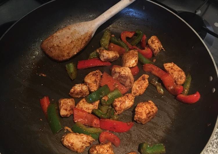 Quick and easy fajitas