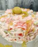 Tartar de tomate con encurtidos