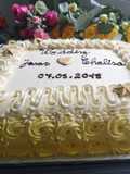 Tort cu cremă de vanilie și cremă de ciocolata