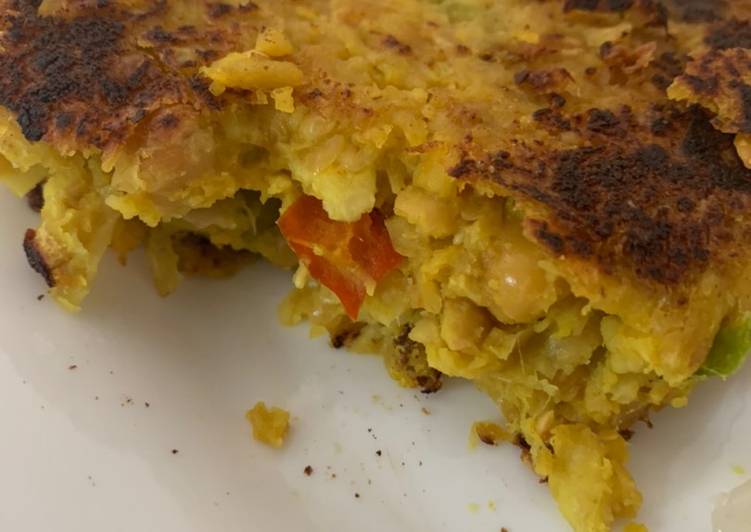 Hamburguesa de garbanzos y aceitunas🤩