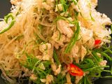 ผัดวุ้นเส้นหมูสับชะอม