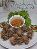 Daging Gulung Goreng Crispy Saus Telur Asin