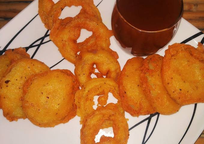 How to Prepare Favorite Potato and onion rings