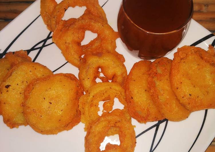 Potato and onion rings