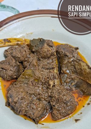 Foto resep Rendang Sapi Simple