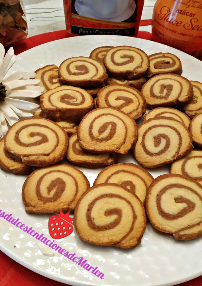 Una foto de Galletas de vainilla y chocolate