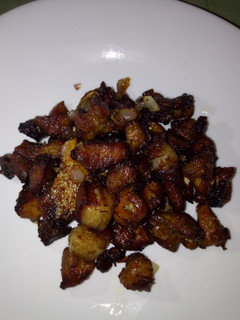 A picture of Fried pork #authormarathon #myvalentinesrecipecontest.