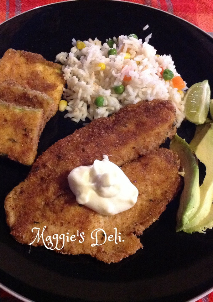 Una foto de Filete de pescado empanizado