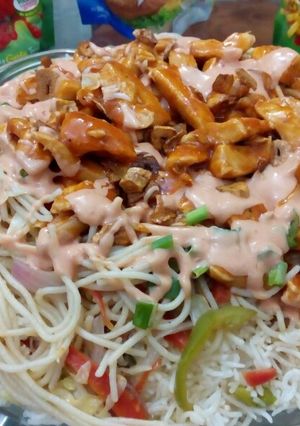 A picture of Singaporean Rice.