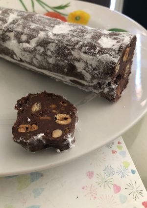 Une photo de Saucisson au chocolat