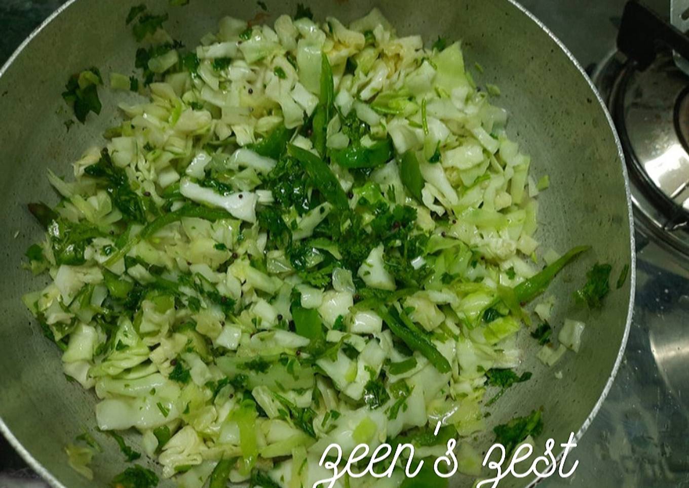 Cabbage and Capsicum Stir Fry