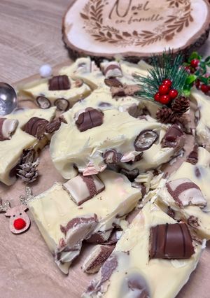 Une photo de Kinder rocky road - barre de chocolat à offrir ultra gourmande