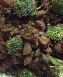 Carne guisada con brócoli