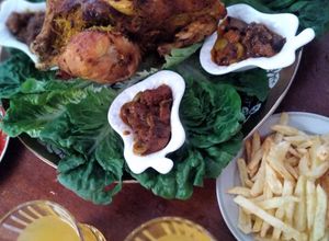 صورة لوصفة دجاجة معمرة poulet farci
