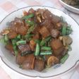 Oseng kikil buncis cabe ijo
