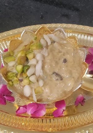 A picture of Nolen Gur Payesh (Bengali Kheer).