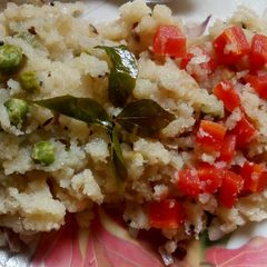 A picture of Peas carrot upma.