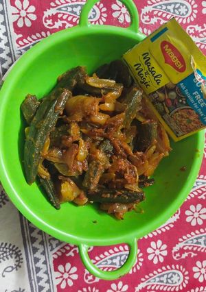 A picture of Masala Bhindi.
