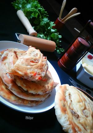 A picture of Pizza Paratha.
