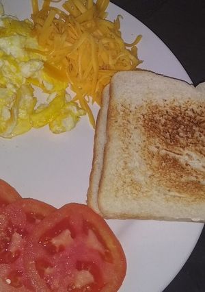 A picture of Eggs brekkie.