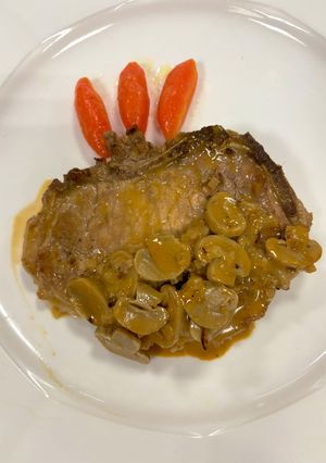 蘑菇豬排 的食譜成品照片