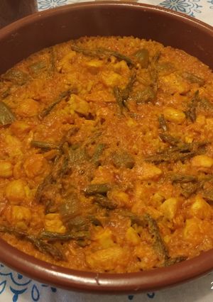 Una foto de Paella a mi estilo😋