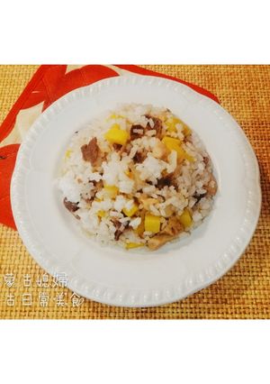 蒙古炒飯-蒙古日常料理（異國料理） 的食譜成品照片