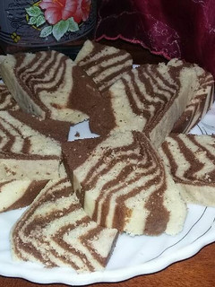 Foto resep Zebra Steam Cake (Bolu Kukus Zebra)