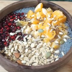 Aloe Vera fruits basil seed Smoothie A picture of Aloe Vera fruits basil seed Smoothie.