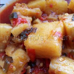 Yam porridge A picture of Yam porridge.