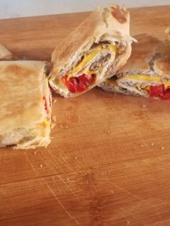 عکسی از دستور لقمه های پیتا