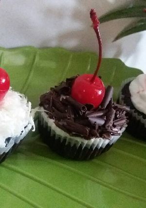 Foto resep Chocolate Cupcake (no egg no mixer)