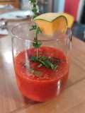 Soupe de fraise 🍓, melon 🍈, pastèque 🍉, menthe fraîche 😋