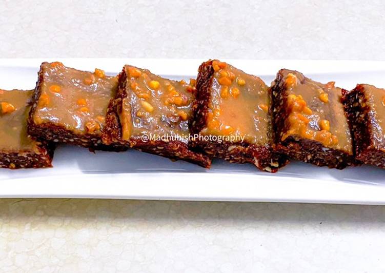 Recipe of Speedy Chocolate-Peanut Butter Brownie Bars