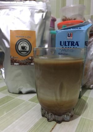 Foto resep Es Kopi Susu Kekinian (tanpa alat kopi)