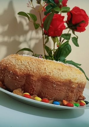 صورة لوصفة كيكة الكاسترد 👍🏻🎂