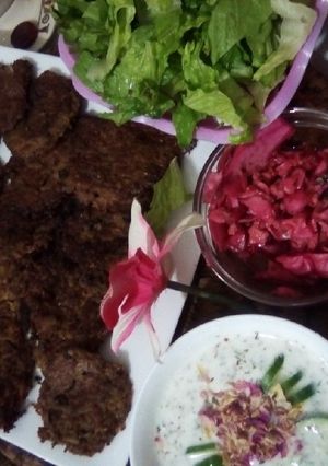 عکسی از دستور کوکو بادمجون
