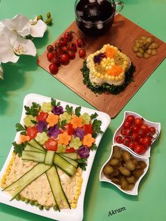 عکسی از دستور سالاد الویه