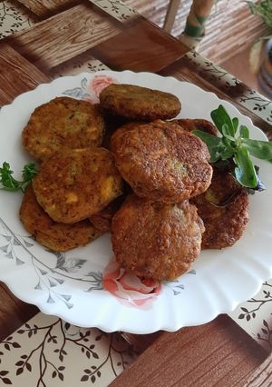 عکسی از دستور کوکوسیب با تره کوهی