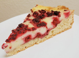 Una foto de Kuchen de frambuesa