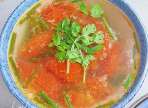 Hình của món 🔸️CANH CÀ CHUA THỊT BĂM.