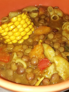 Una foto de Guiso de lentejas al curry (vegetariano)