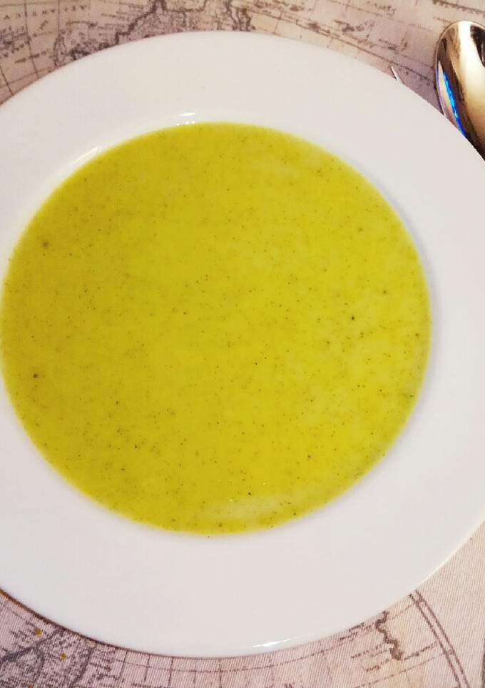 Una foto de Crema de calabacín